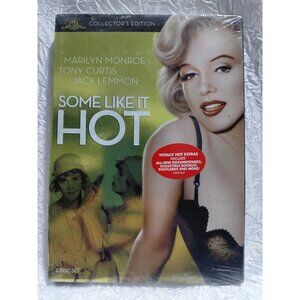 Some Like It Hot Collectors Edition DVD - Marilyn Monroe 2-Disc Set New Sealed
